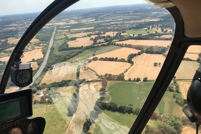 25 minute Royal Surrey Helicopter Tour - Dorking, Gatwick, and the return flight