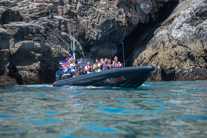 30-Minute Raptor RIB Ride Activity in Torquay - Leaving Torquay Marina for the open water