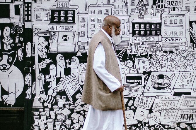 A Ball of Chalk - Guided Private East End Walk - Brick Lane from curry shops to street art