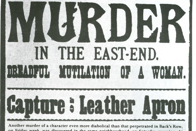 Afternoon Jack the Ripper : Guided Tour - Ending at The White Hart