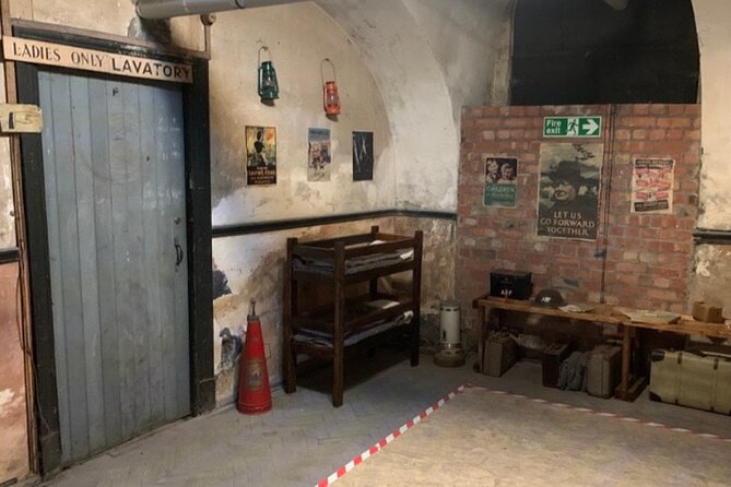 Air Raid Shelter + St. Nicholas Market Walking Tour - The WWII air raid shelters below the city