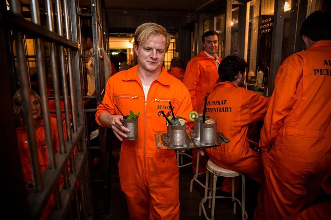 Alcotraz Prison Cocktail Experience in London - What the metal cells mean for your night