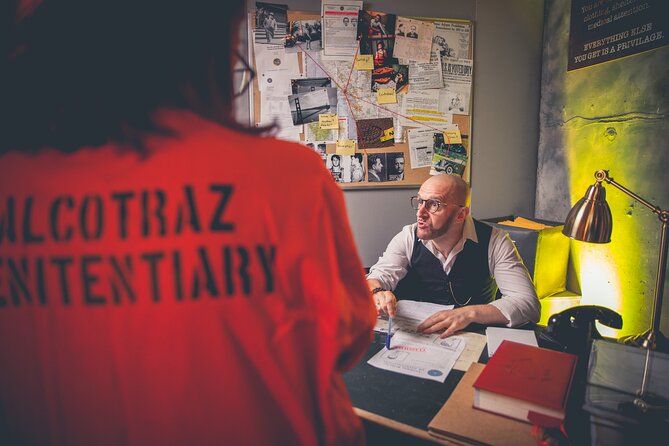 Alcotraz Prison Cocktail Experience in Manchester - The prison story and the acting