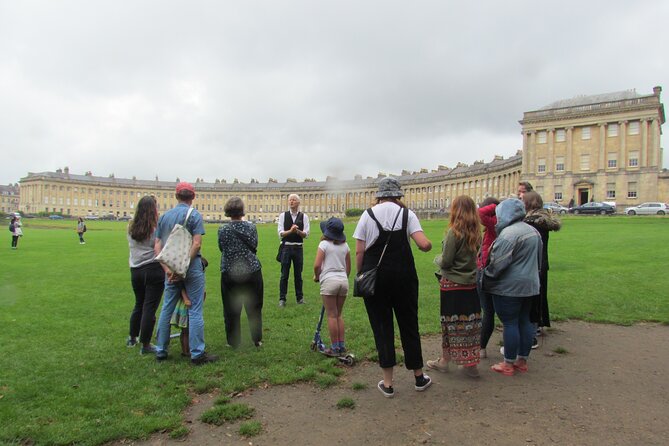 Bad of Bath fun Walking Tour of Bath - No. 1 Royal Crescent and the polished Georgian image