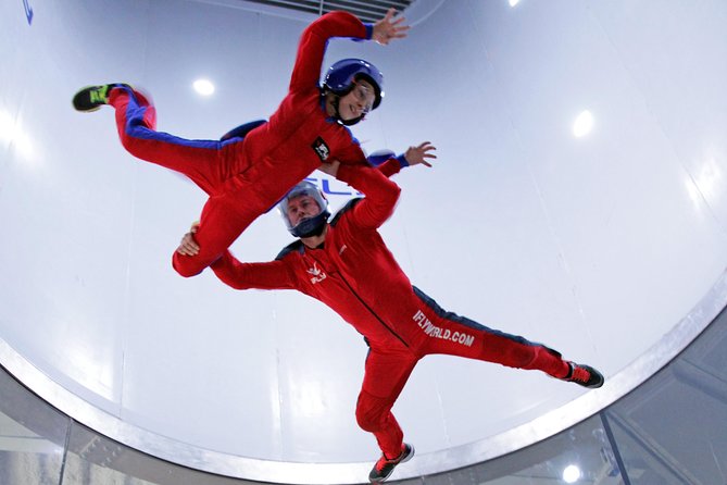 Basingstoke iFLY Indoor Skydiving Experience - 2 Flights & Certificate - The high-fly extra and other costs