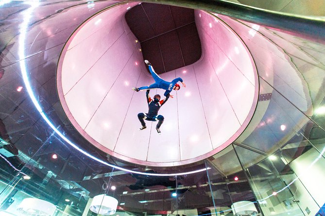 Basingstoke iFLY Indoor Skydiving Experience - 2 Flights & Certificate - Inside the vertical wind tunnel