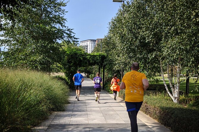 Best of Birmingham 12km Running Tour - Birmingham Bull, Selfridges, and the old market