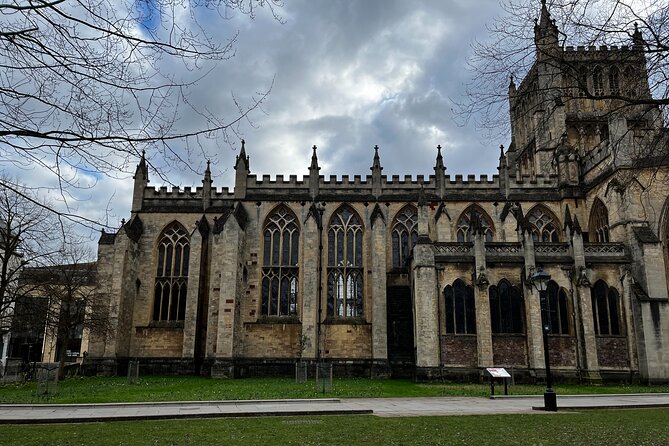 Bristol Harbourside Self-Guided Walking Tour - Redcliffe covers churches, sandstone, and caves
