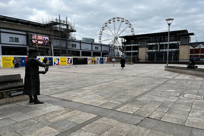 Bristol Harbourside Self-Guided Walking Tour - Bathurst Basin and Princes Wharf show the working docks