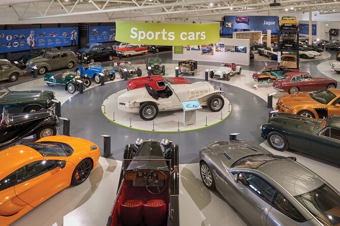 British Motor Museum Entry Ticket in Gaydon - Jaguar, prototypes, and cars from the screen