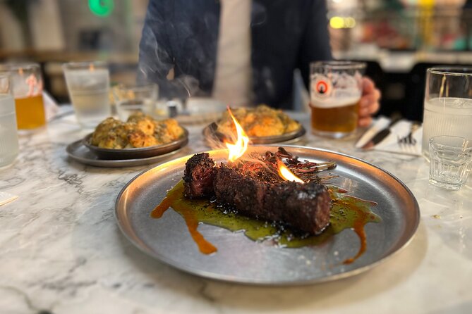 Camden Market Food Tour of 7 Tastings, Gin, Street Food & More - Arlington House and the streets between stops