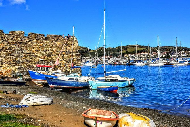 CHESTER: North Wales Adventure - Sightseeing Day Trip Tour - Conwy: castle walls, harbor views, and lunch