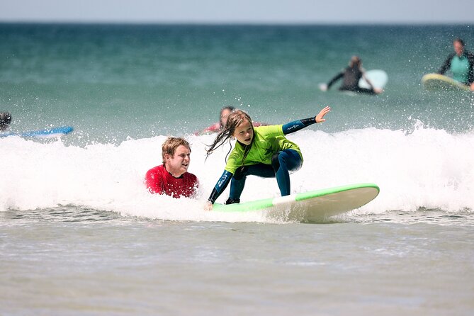 Children's School Holiday Surf Session (8-13 year olds) - Towan Beach: a sensible first surf spot