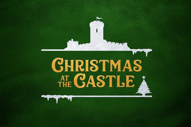 Christmas at Warwick Castle - Light Trail & Ice Skating Packages - Warwick Castle after dark