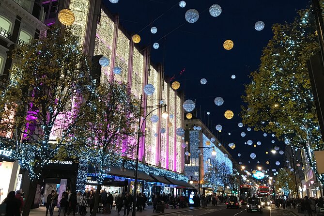 Christmas Lights Open-Top Bus Tour - Regent Street offers a more polished display