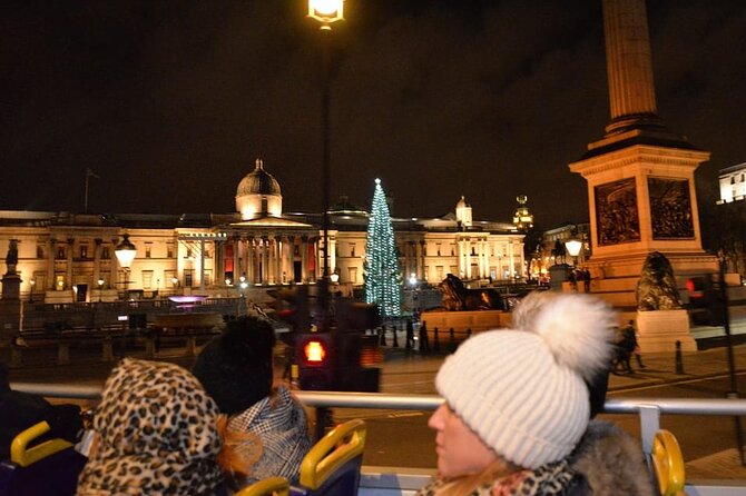 Christmas Lights Open-Top Bus Tour - Trafalgar Square gives you London’s Christmas tree