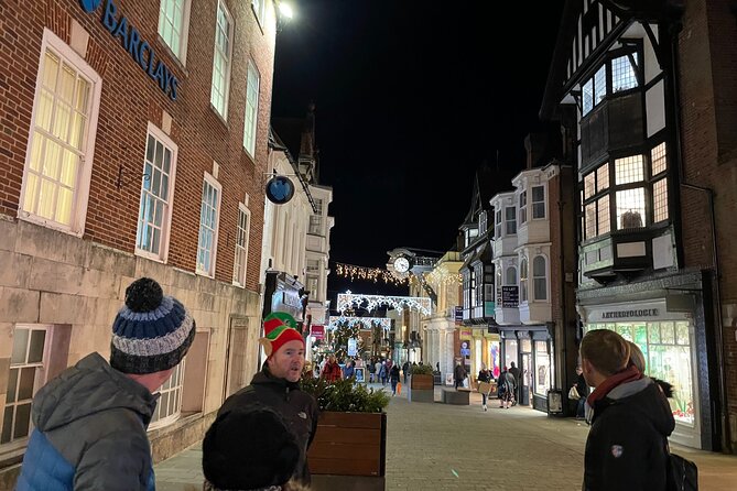 Christmas Mulled Wine Walk of Winchester - Comedy, personal style, and the small-group question