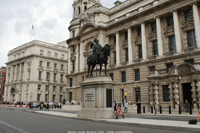 Churchill War Rooms: Private Westminster Underground Bunkers Tour - Whitehall sights: Parliament, Downing Street, and the Cenotaph
