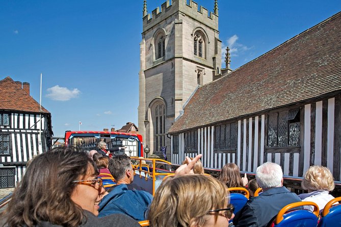 City Sightseeing Stratford-upon-Avon Hop-On Hop-Off Bus Tour - Commentary, drivers, and the open-air view