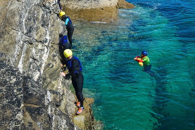 Coasteering Experience in Newquay - The secret gully near central Newquay