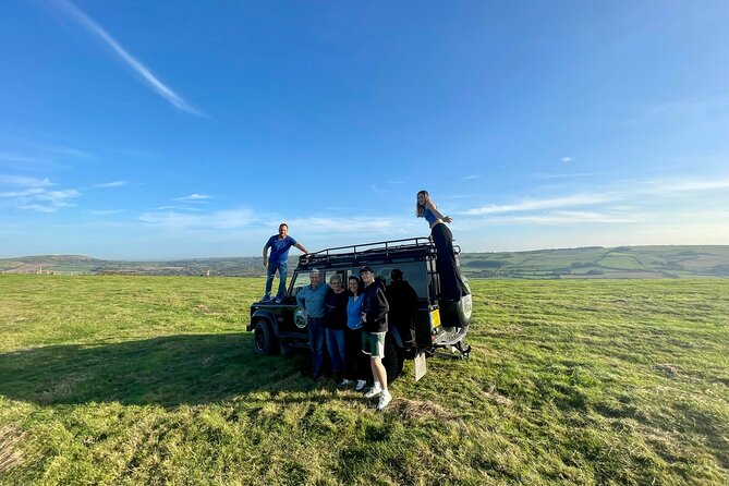 CRUISE SHIP SPECIAL- JEEP SAFARI - PRIVATE GUIDED TOUR (6 Hours) - Heaven’s Gate above Kimmeridge Bay