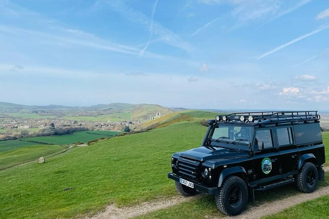 CRUISE SHIP SPECIAL- JEEP SAFARI - PRIVATE GUIDED TOUR (8 Hours) - Tyneham: a village frozen by wartime history