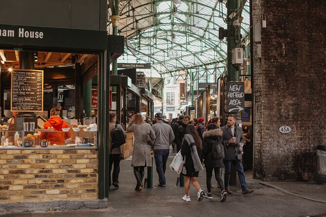 Devour London: Borough Market & Leadenhall Food Tour with Wine - Southwark stories between the food stops