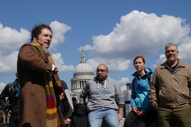 Doctor Who TV Locations Tour of London - The London Eye, bridges, and views toward the Tower