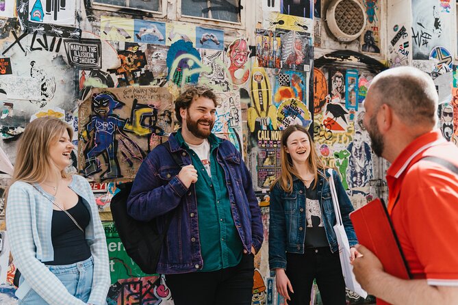 East End London Instagrammable Street Art and Graffiti Tour - Heneage Street starts with giant figures and small spaces