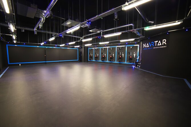 Epic 60 Minute Free-Roam Virtual Reality Experience at Navrtar - Contagion VR 2150 and the 2,000-square-foot arena