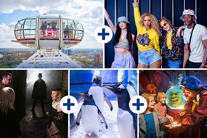Five attraction pass including Madame Tussauds & The London Eye - Madame Tussauds: your first ticket and biggest queue risk