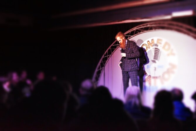 Friday & Saturday night comedy club entry - The room: close-up comedy rather than a grand theatre show