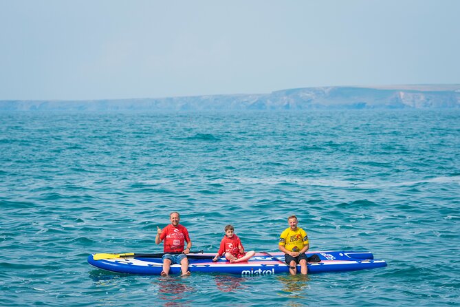 Giant Stand Up Paddle Boarding Experience in Newquay - Paddling along Newquay Bay and the open coast
