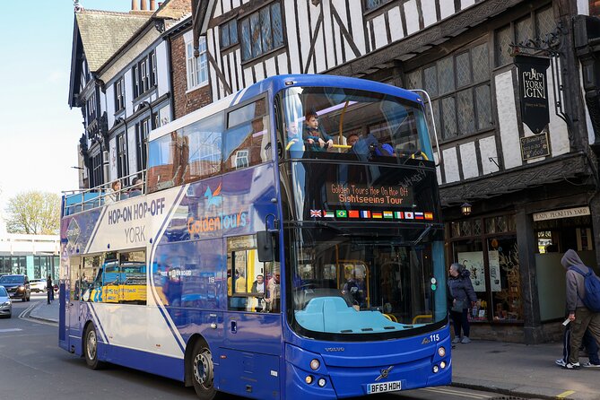 Golden Tours York Hop-on Hop-off Open Top Bus Tour with Audio Guide - Seeing York from the open top