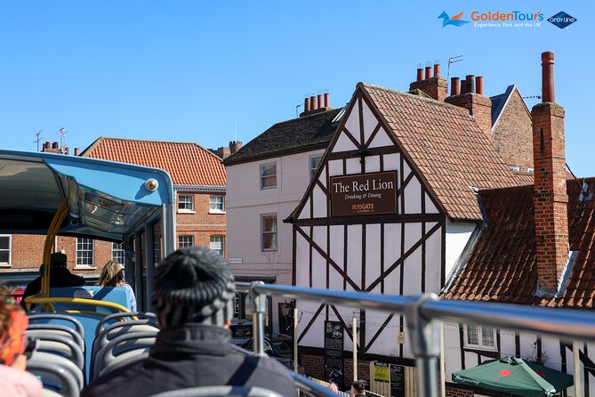 Golden Tours York Hop-on Hop-off Open Top Bus Tour with Audio Guide - Weather, seating, and comfort