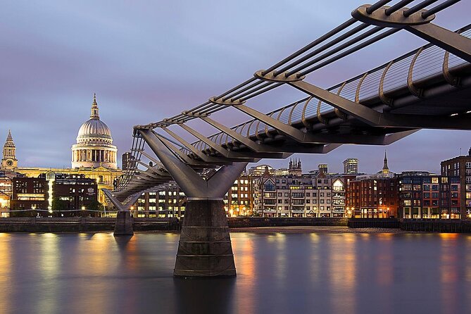 Harry Potter Black Taxi Private Tour of London with Hotel Pickup - Millennium Bridge and the Knight Bus route