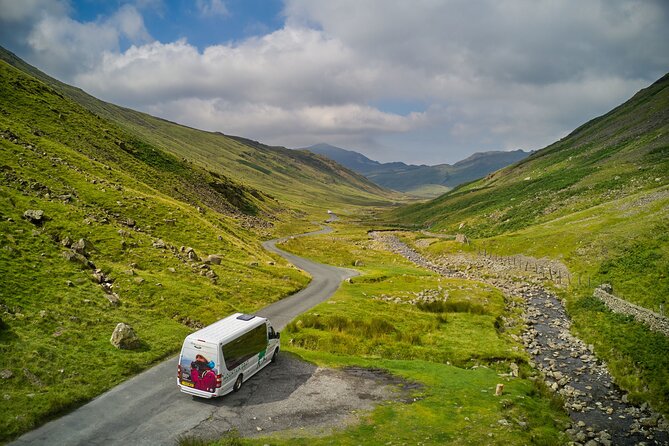 High Adventure Mountain Passes & Muncaster Castle from Windermere - Wrynose Pass brings the first real drama
