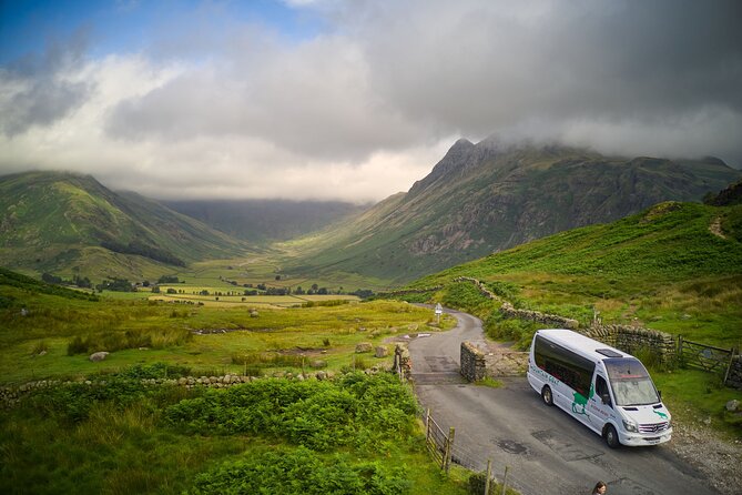 High Adventure Mountain Passes & Muncaster Castle from Windermere - Langdale Valley opens the route