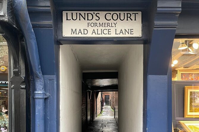 History and Hauntings Self Guided Walking Tour in York with App - Stonegate and York’s older street plan