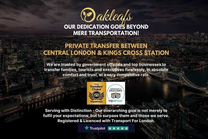 Kings Cross Station – Chauffeur/ Taxi - To & From Central London - Key points to know before booking