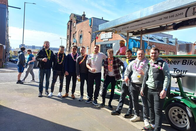 LIverpool beer or prosecco bike tour - What this Liverpool beer bike actually feels like