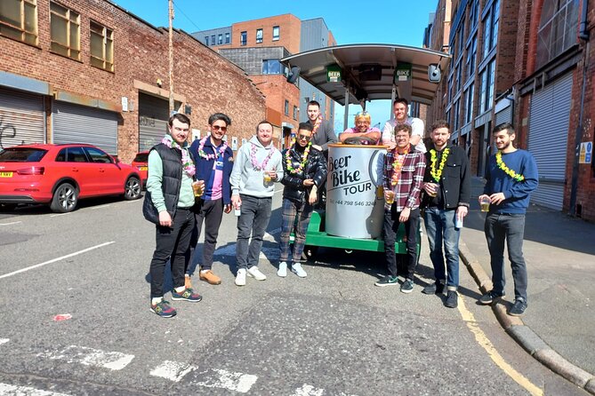 LIverpool beer or prosecco bike tour - The finish at Love Lane Brewery and Cains Brewery Village