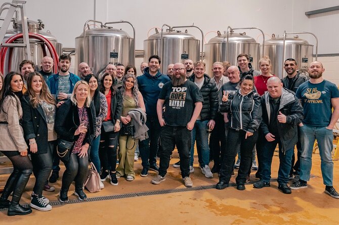Liverpool's Brewery Bus Tour– 4 Breweries, 12 x Craft Beer & Food - Photos, a lanyard, and the small extras