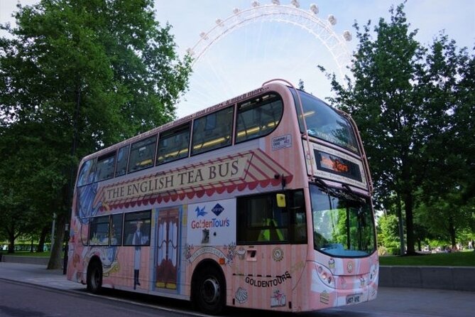 London Afternoon Tea Bus and Panoramic Tour on Lower Deck - The afternoon tea menu on wheels