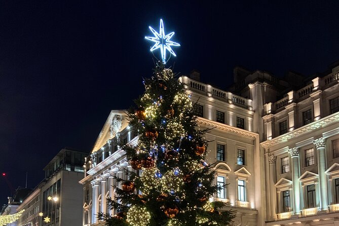 London Bespoke Black Cab Christmas Lights & Sights Private Tour - Trafalgar Square and the Norwegian Christmas tree