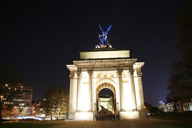 London by Night Bus Tour with Christmas Lights and Live Guide - Piccadilly Circus under the billboards