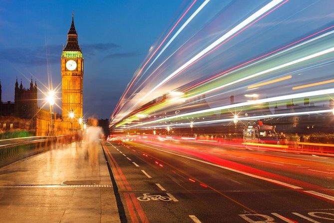 London by Night Sightseeing Open Top Bus Tour with Live Guide - St. Paul’s Cathedral and the City