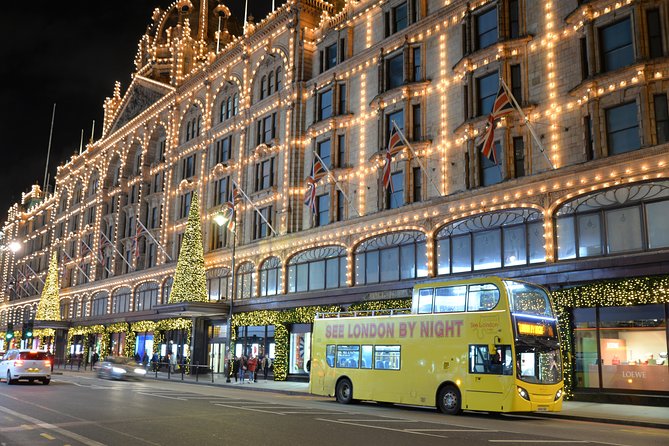 London by Night Sightseeing Tour - Open Top Bus - Starting Beside Green Park and the Ritz