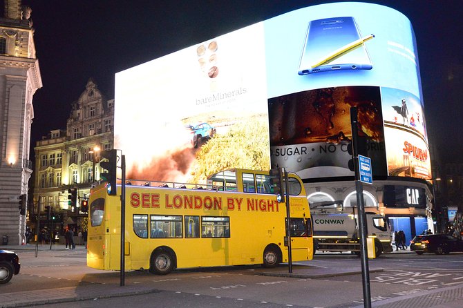 London by Night Sightseeing Tour - Open Top Bus - Westminster Abbey and the Palace of Westminster