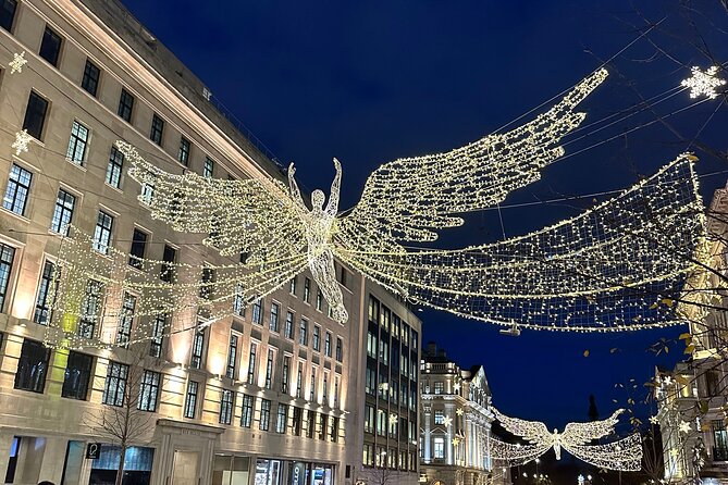 London Christmas Lights Guided Tour With Christmas Music - Soho’s school-designed Christmas lights